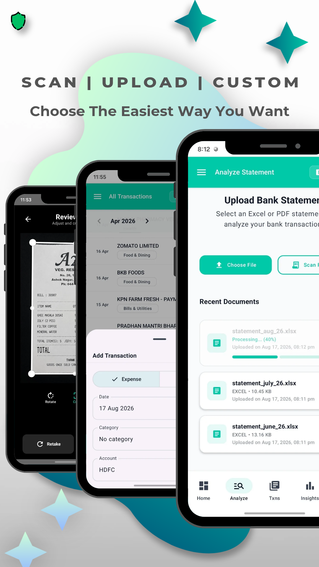 Multi-Bank & Multi-Account Tracker